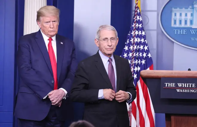 Anthony Fauci has often been at odds with the US president during the pandemic