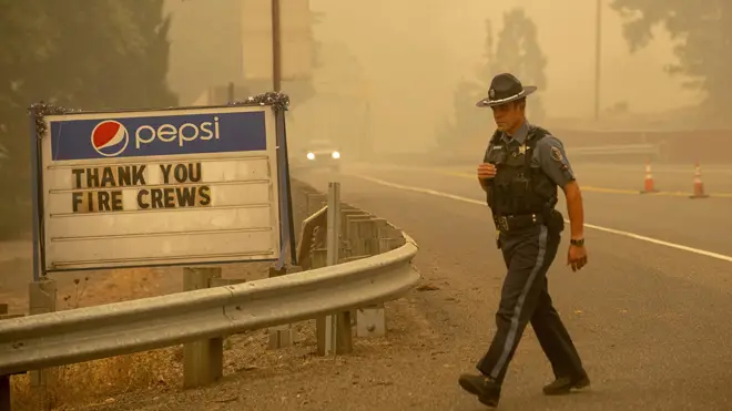 Wildfires have been sweeping the west coast of the US for days