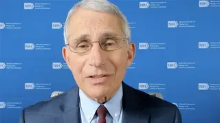 Dr Fauci was speaking exclusively to LBC's Tom Swarbrick