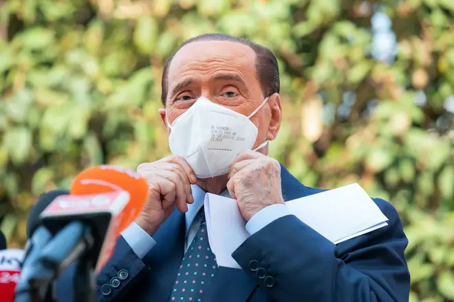 Silvio Berlusconi reflected on his battle with Covid-19 as he was discharged