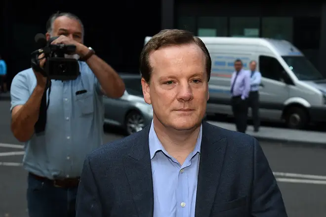 Former Conservative MP Charlie Elphicke arriving at Southwark Crown Court in London