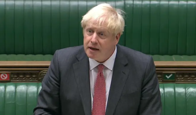 Boris Johnson's internal markets bill passed the first reading by 77 votes