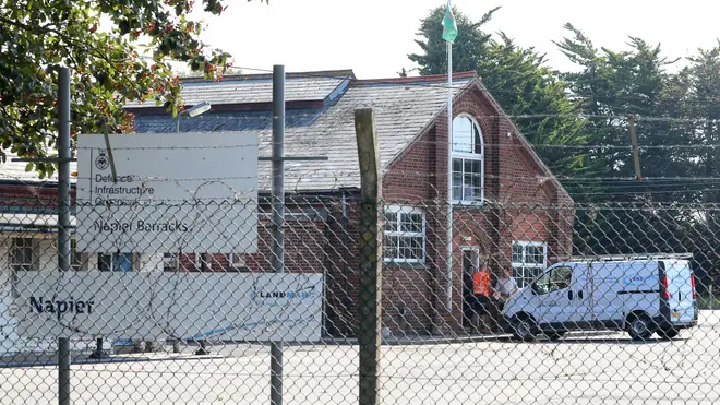 Napier Barracks in Folkestone will be used to house migrants who cross the Channel