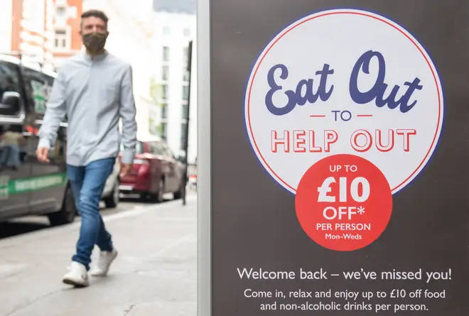 The ONS put the drop in inflation partially down to August's Eat Out to Help Out scheme