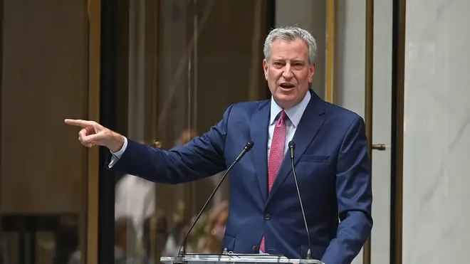 Mayor of New York City Bill de Blasio has agreed to furlough himself to help save money