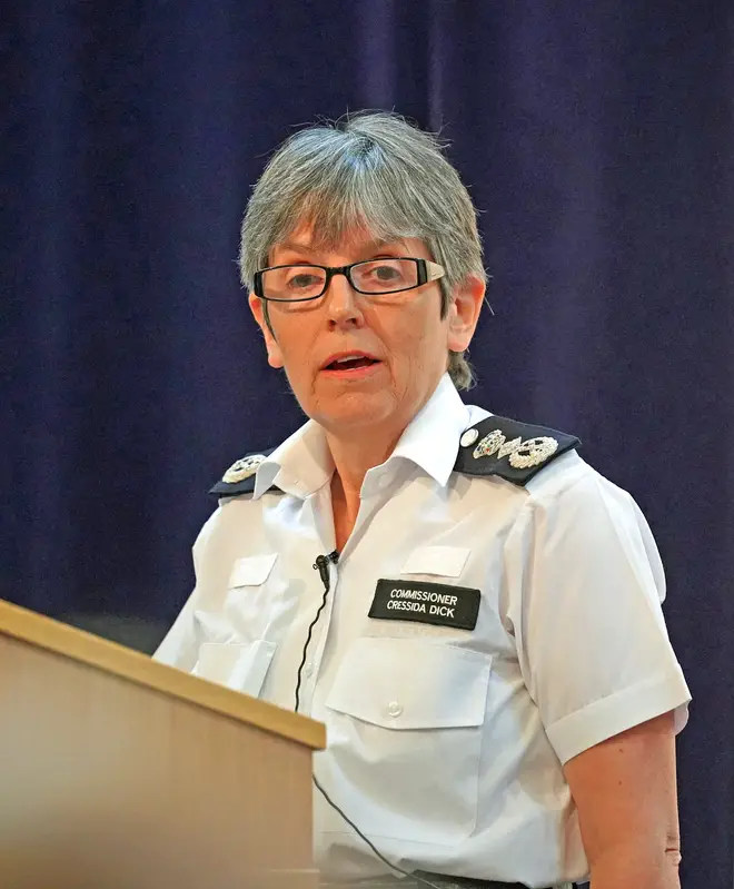 Metropolitan Police commissioner Dame Cressida Dick
