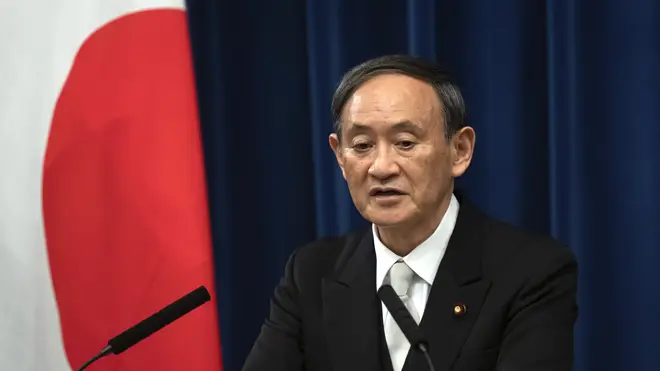 Japan’s new prime minister Yoshihide Suga (Carl Court/AP)