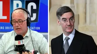 Caller disgusted with Jacob Rees-Mogg's test comments after her dad died of Covid-19