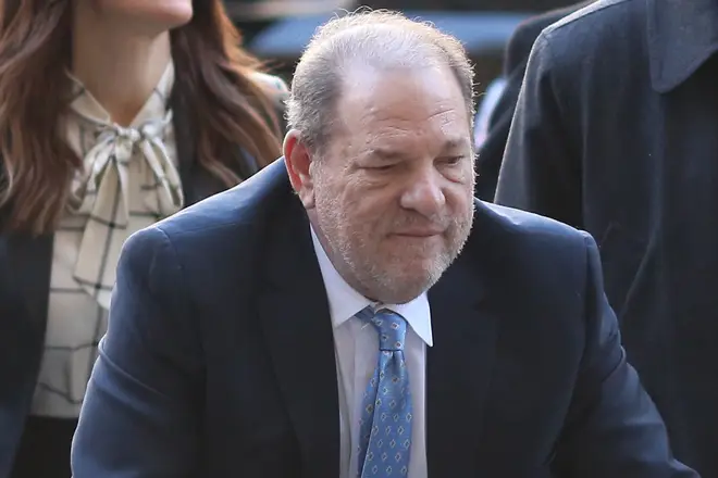 Harvey Weinstein arrives at Manhattan Criminal Court with his attorneys