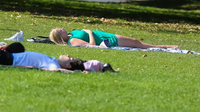 Brits have been told to be sensible in the hot weather