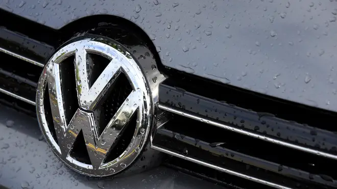 A Volkswagen badge