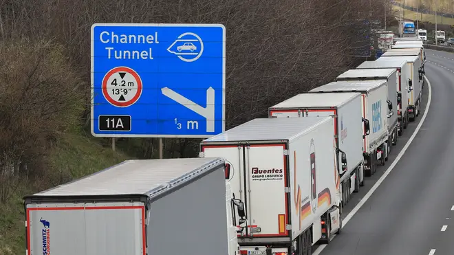 Requiring hauliers to obtain special permits to enter Kent from neighbouring counties will be 'pointless', an industry body has claimed (Gareth Fuller/PA)