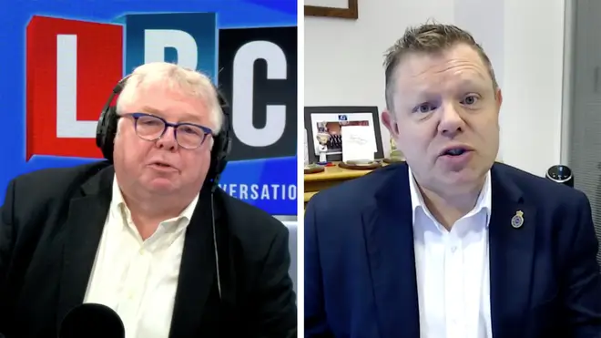 Figures have shown there is a 27% increase in offences involving firearms, John Apter tells Nick