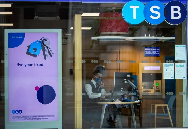 File photo: A TSB bank on Cheapside, London