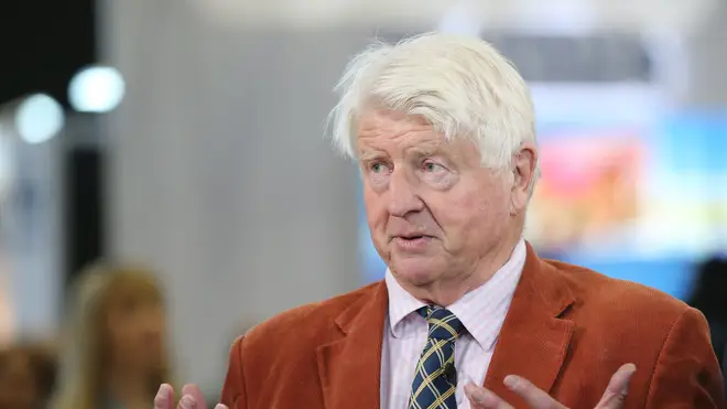 Stanley Johnson has apologised after being snapped not wearing a face covering while shopping
