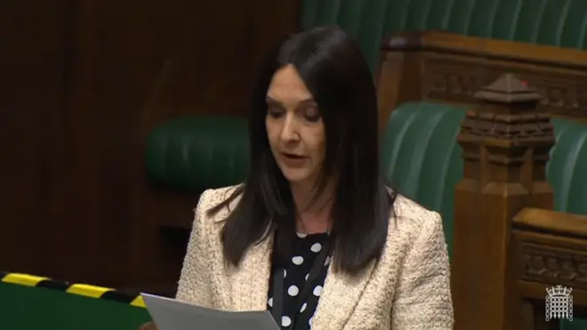 Margaret Ferrier was speaking in the Commons on Monday