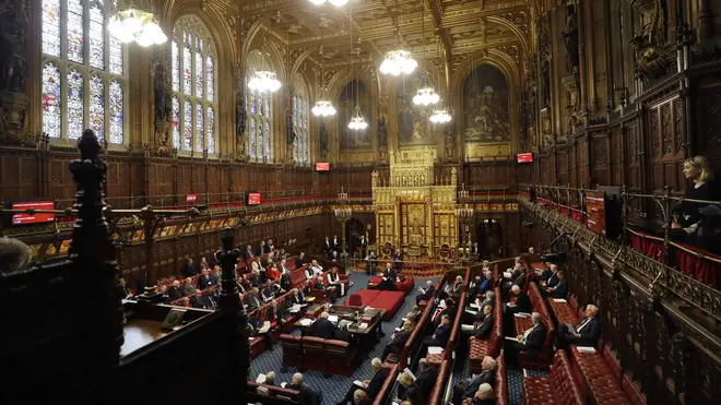 The government's immigration bill to end freedom of movement has been defeated in the Lords (File photo from January)