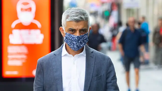 Sadiq Khan issued a warning to Londoners today