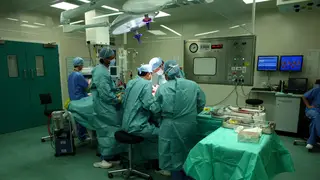 An operation being carried out