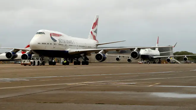 The two BA planes took off from Heathrow for the final time today