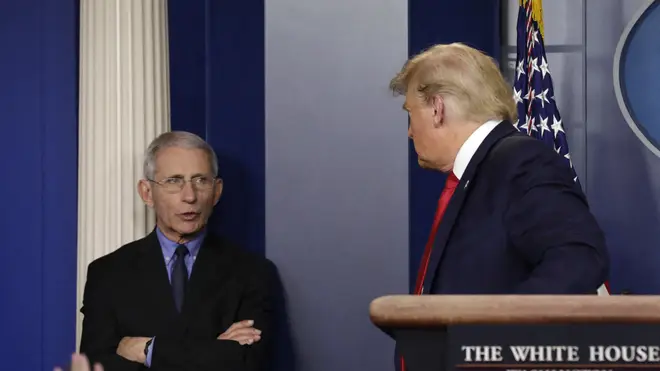 Dr Anthony Fauci has criticised the Trump campaign for taking his quotes "out of context"
