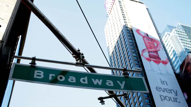 A Broadway sign in New York City (Andrew Parsons/PA)
