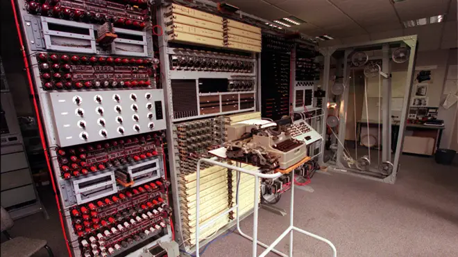 Codebreaking equipment used during World War II at the wartime intelligence centre at Bletchley Park (file image)