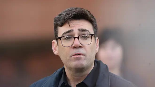 Mayor of Greater Manchester Andy Burnham delivered a press conference on Tuesday afternoon