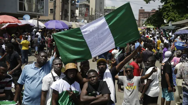 Nigeria Police protests