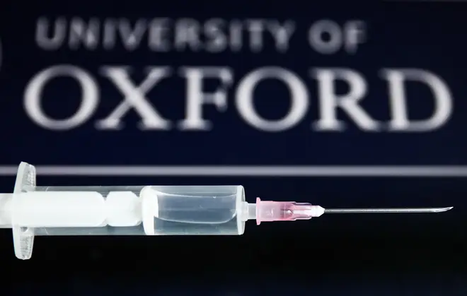 The vaccine is being developed by Oxford University and  AstraZeneca