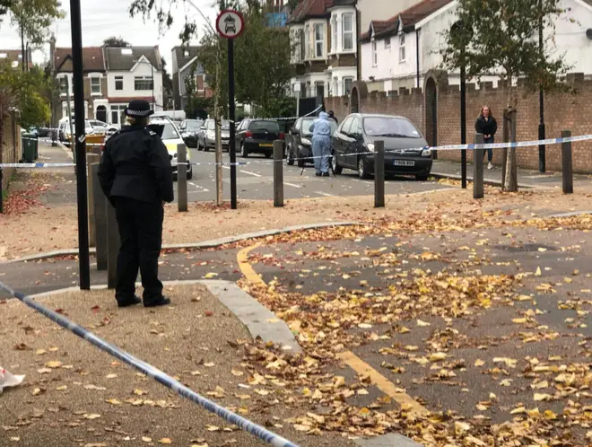 Police are at the scene in Walthamstow