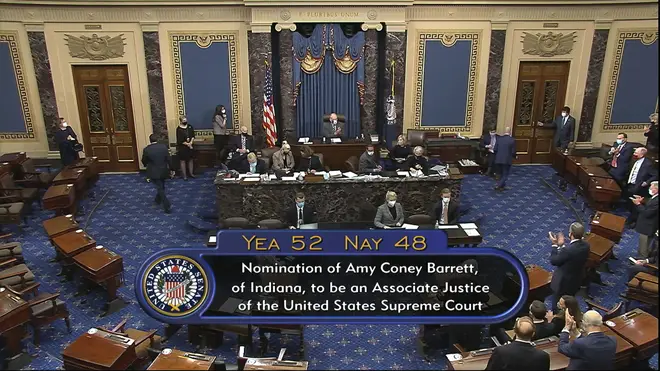 The vote was confirmed in the Senate this evening