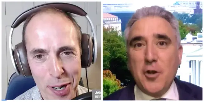 James Delingpole and Simon Marks clashed over who would the best President to get a free trade deal with the UK