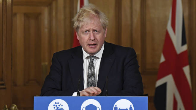 Boris Johnson said the new restrictions would last a month