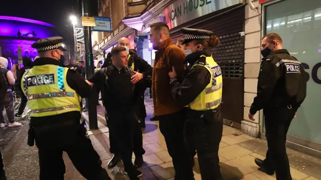 Police detain two men in Leeds last night