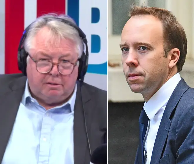 Nick Ferrari grilled Matt Hancock