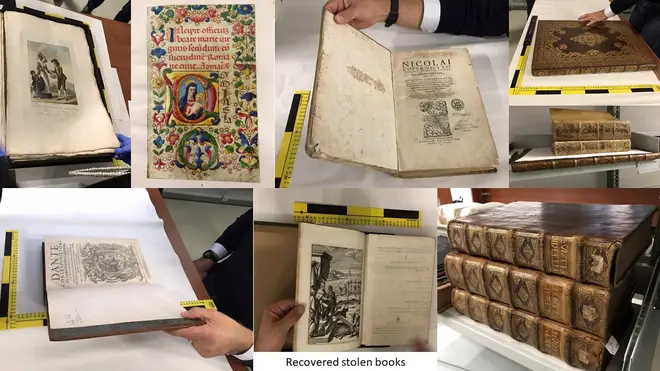240 culturally significant books were stolen by a Romanian criminal gang