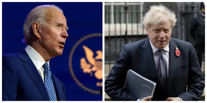 President-elect Joe Biden spoke to Boris Johnson on Tuesday