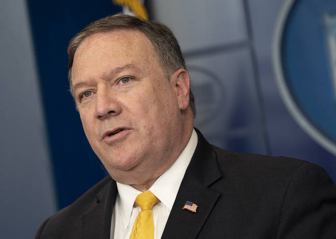 Mike Pompeo made the statement at a press conference