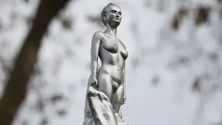 Mary Wollstonecraft's statue has sparked controversy due to the feminist being depicted in a naked form