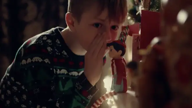 The Christmas advert included a heartwarming Covid-themed twist