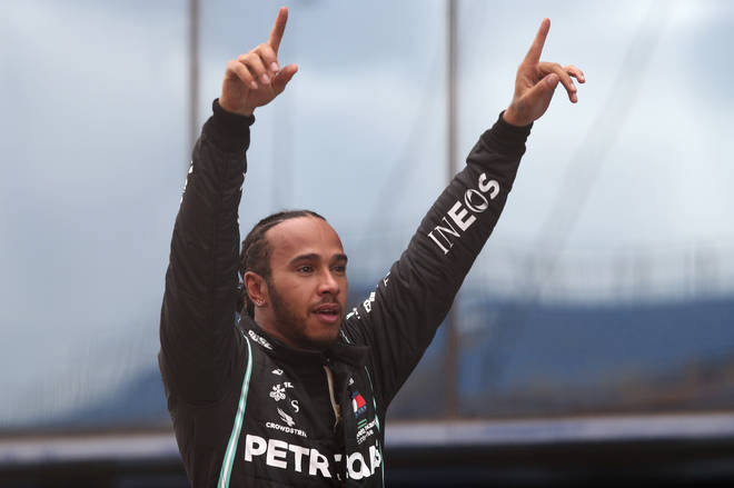 Lewis Hamilton has won the Turkish Grand Prix to clinch his seventh Formula One title