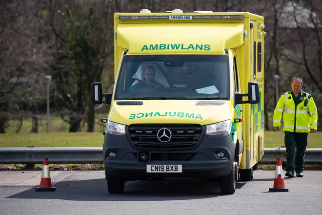 File photo: The Welsh Ambulance Service vehicle was taken from outside a home in Flintshire