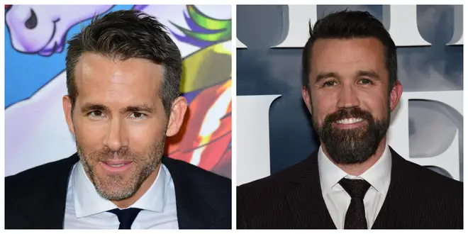 Ryan Reynolds (left) and Rob McElhenney have had their takeover of Wrexham AFC approved