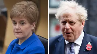 Boris Johnson has angered Scottish nationalists after labelling devolution "a disaster"