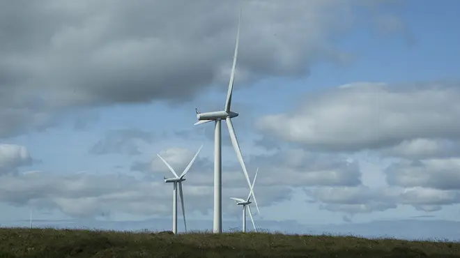 Wind farms to power all homes is the first point of the plan that tackles the UK's emissions