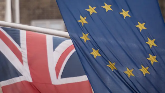 UK and EU flags