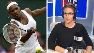 Comedian reflects on the confidence of men who think they can take a point off Serena Williams