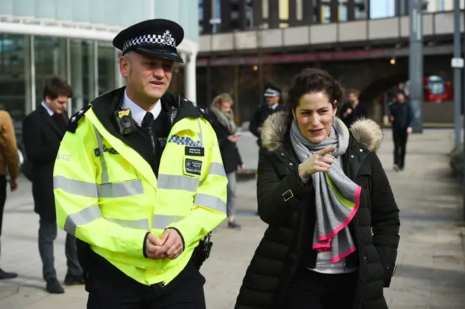 Safeguarding minister Victoria Atkins (right) told MPs the Home Office had invested a "£25 million package" in responding to county lines crime