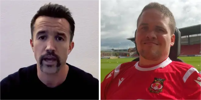 Rob McElhenney has donated £6,000 to a Wrexham AFC fan